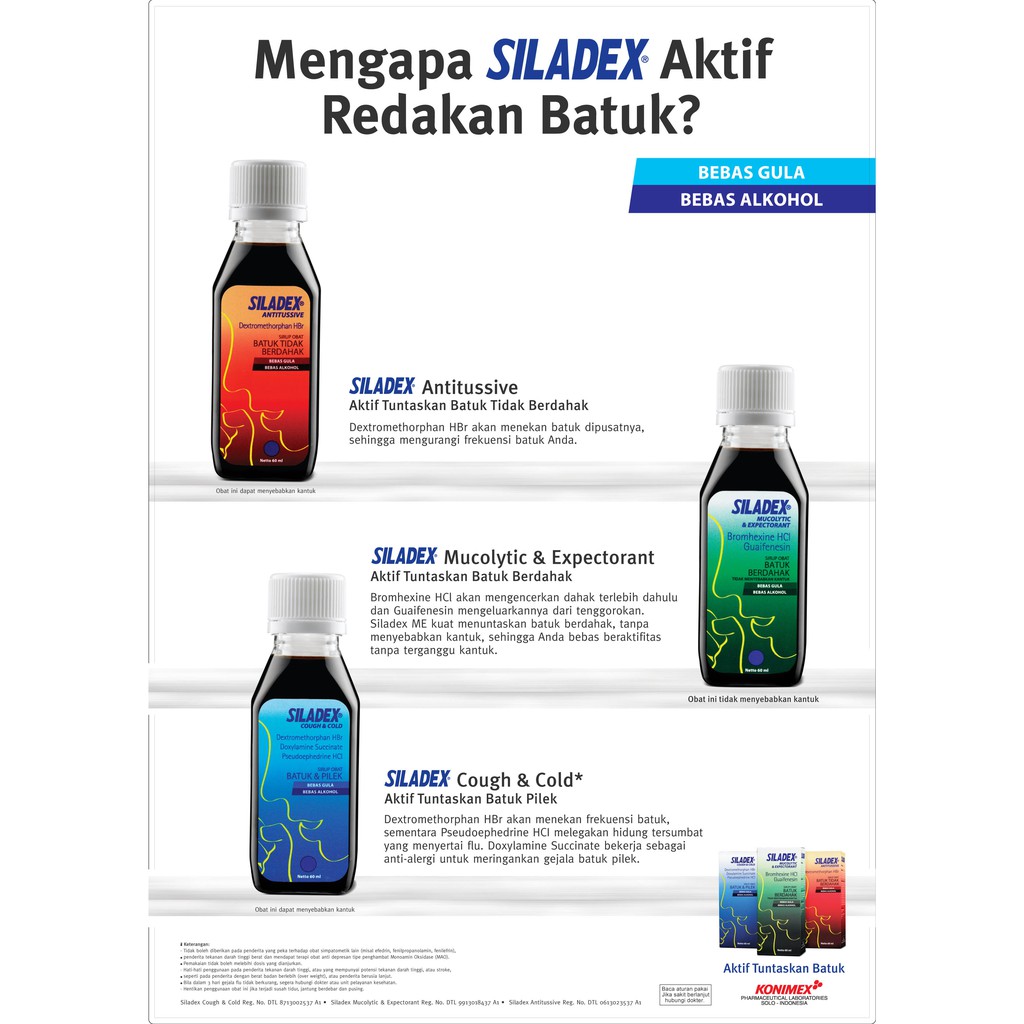 Siladex sirup obat batuk 60 ml