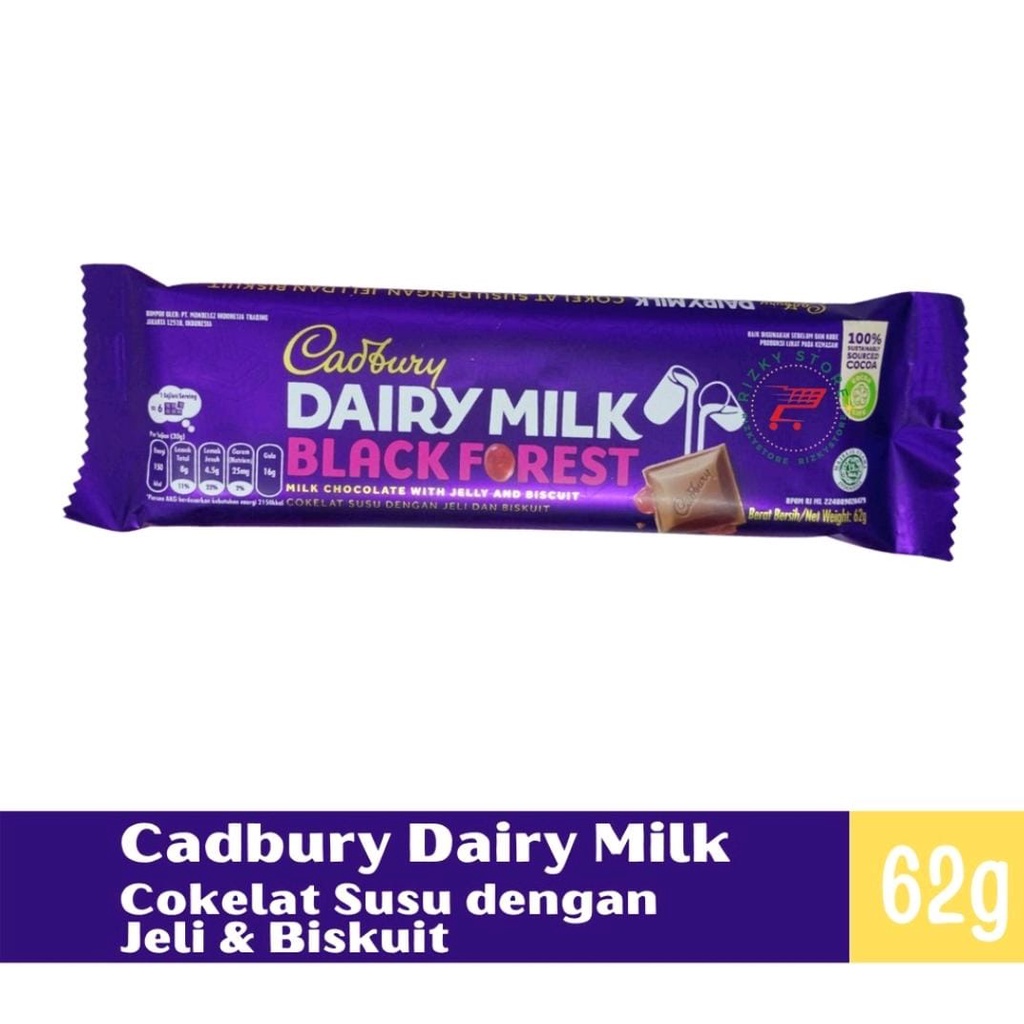 

Cadbury Dairy Milk Black Forest 62gr