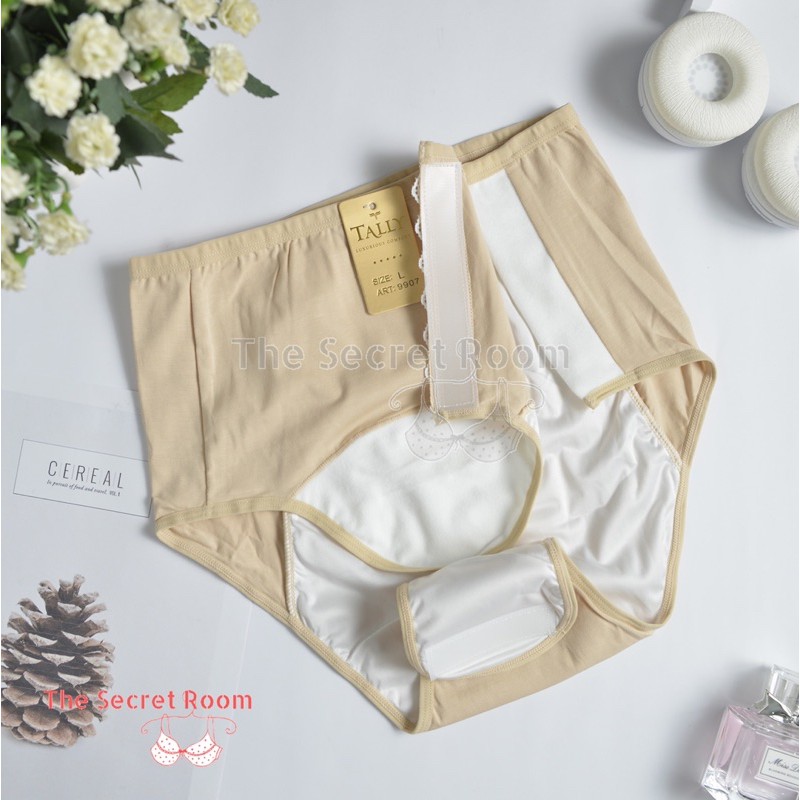 TALLY CD CELANA DALAM NIFAS HAMIL/PASCA MELAHIRKAN 9907 I SIZE L - XXL I BAHAN KATUN | HIGH WAIST