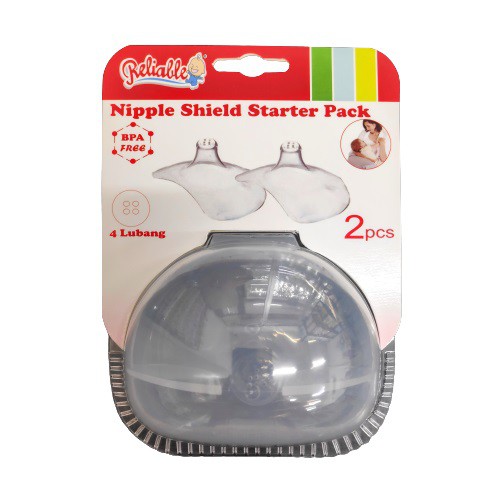 RELIABLE NIPPLE SHIELD ISI 2  PENYAMBUNG PUTING IBU MENYUSUI