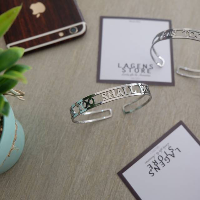 GELANG SILVER BANGLE ROMAN CUSTOM