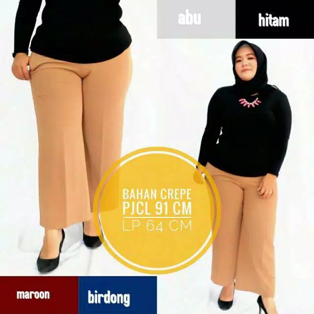 celana kulot jumbo// kulot XXL//celana kulot XXL//celana jumbo