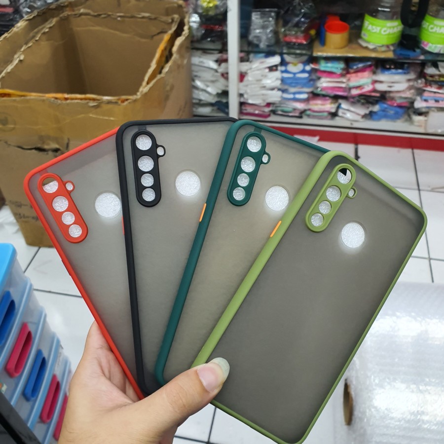 Realme 5 5i 5s 5 Pro Case Dove Matte Mychoice Slim Fuze Macaron