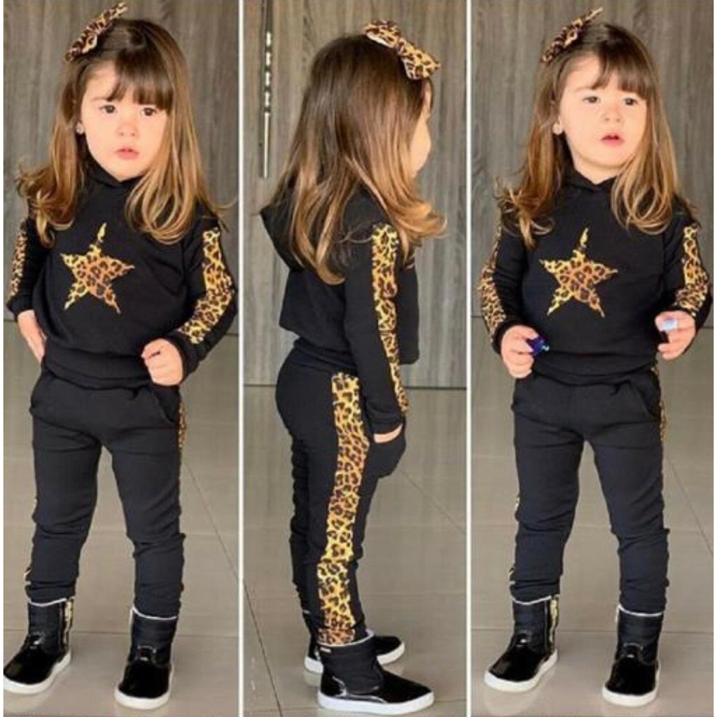 SETELAN SWEATER HOODIE MACAN 1-5 TAHUN SETELAN ANAK PEREMPUAN SETELAN JOGGER ANAK TERBARU