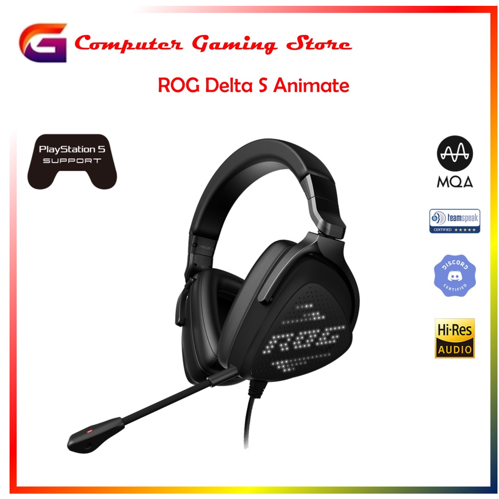 ASUS ROG DELTA S ANIMATE HEADSET GAMING - Resmi