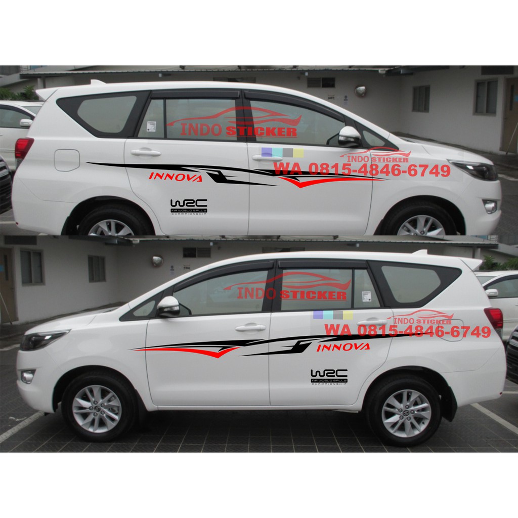 STICKER MOBIL INNOVA CUTTING STICKER MOBIL TOYOTA INNOVA STIKER LIST INNOVA