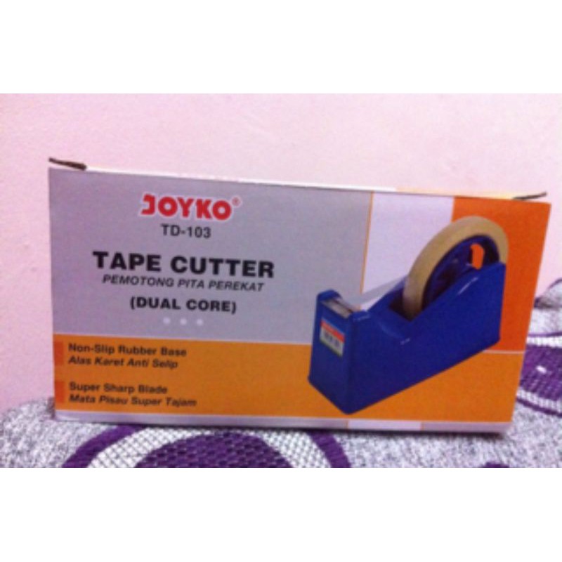 Tape Dispenser Joyko TD 103 / TD103 / Pemotong / Tempat Lakban Isolasi