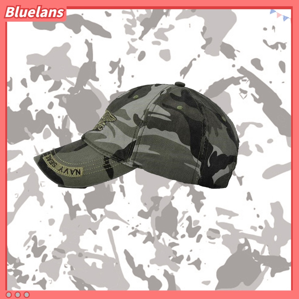 Bluelans Topi Baseball Adjustable Bahan Katun Breathable Model Lipat