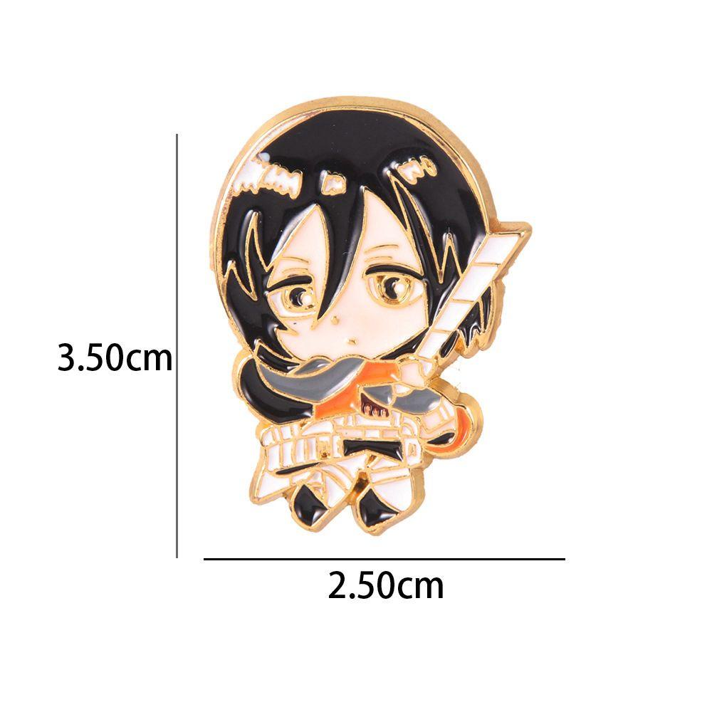 [Elegan] Attack on Titan Pin Aksesoris Pakaian Dekorasi Jaket Pin Pramuka Legion Kartun Dekorasi Lencana Anime Badge