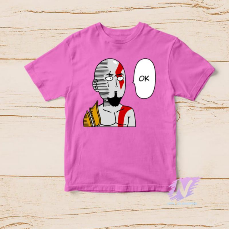 kaos anak one punchman godofwar