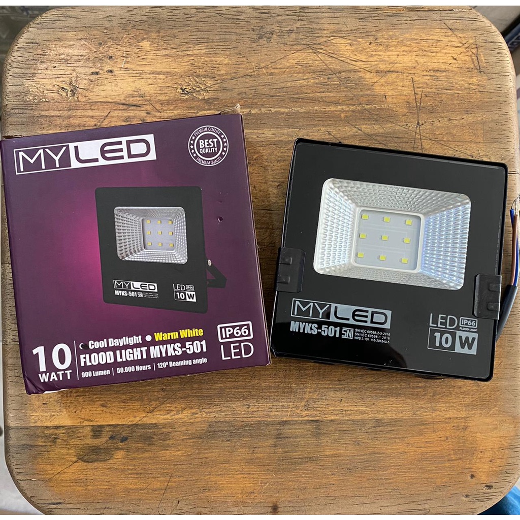Lampu Sorot/Lampu Tembak/Flood Light LED MyLed 10W