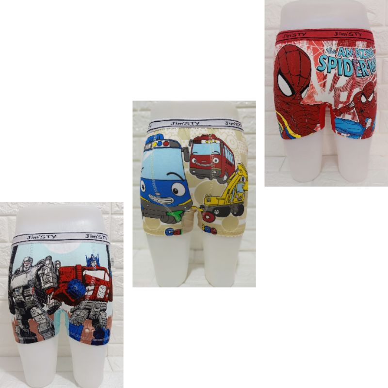 BOXER ANAK COWO MOTIF  RANDOM KATUN LOKAL