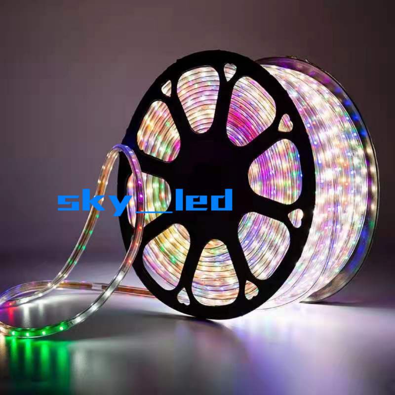 LAMPU LED STRIP ROPE LED 3528 220v  RGB IP66 METERAN 6 WARNA (LAMPU TIKTOK)