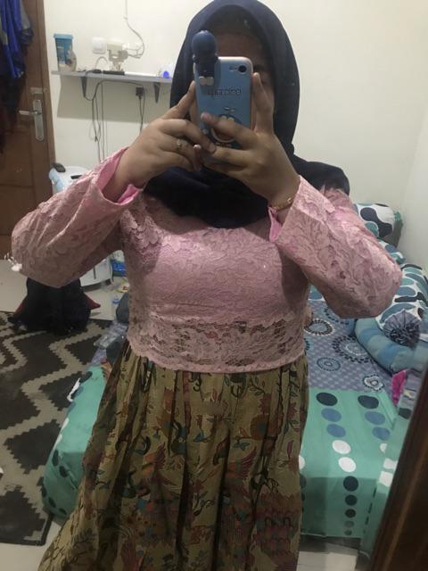 Ms Sarimbit Gamis Batik Mix Brukat (krisna Couple)