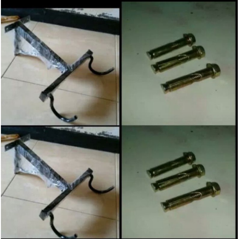 gantungan sepeda besi gantungan sepeda tempel dinding wall mounting hanger bike besi gantungan sepeda lipat