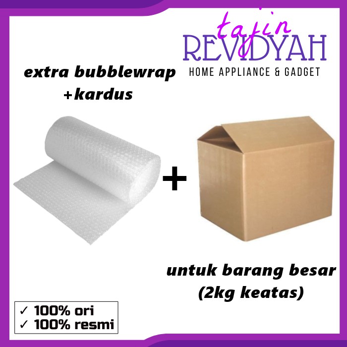 Ekstra bubble wrap + kardus [barang kecil]