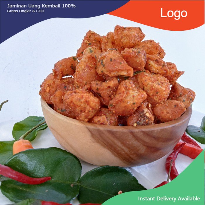 

Somring siomay kering pedas daun jeruk 250gr