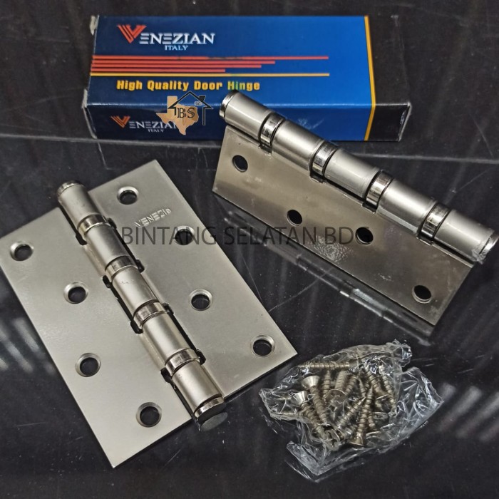ENGSEL JENDELA ENGSEL PINTU DOOR HINGE STAINLESS 4INCH VENEZIAN