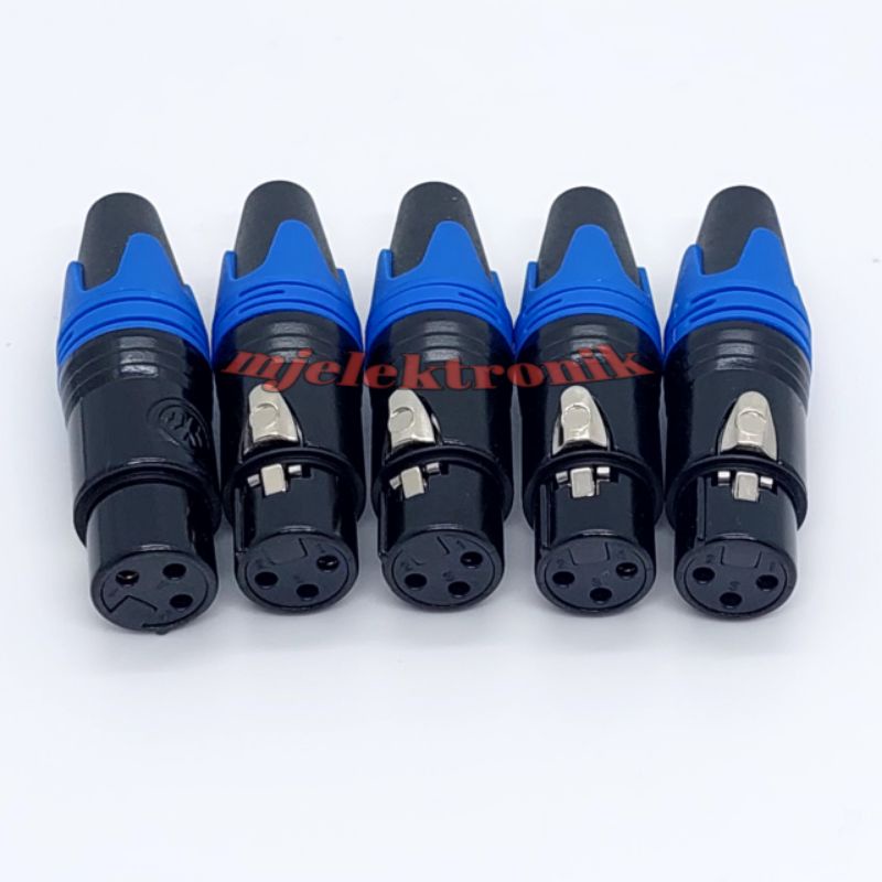 Jack jek Canon Xlr female 3 pin Original 5 pcs