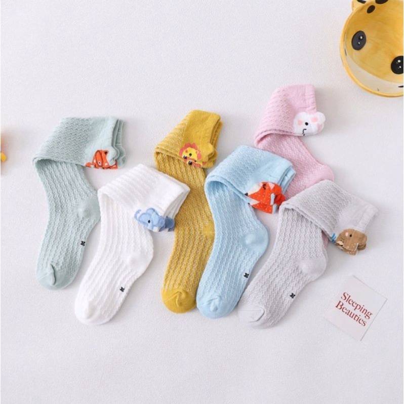 Kaos Kaki Anak Bayi Panjang Jaring Lucu Kaos Kaki Panjang Anak Perempuan Fashion Bayi Murah Import