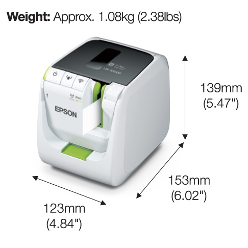 Epson LabelWorks LW 1000P WiFi PC Connectable Label Printer