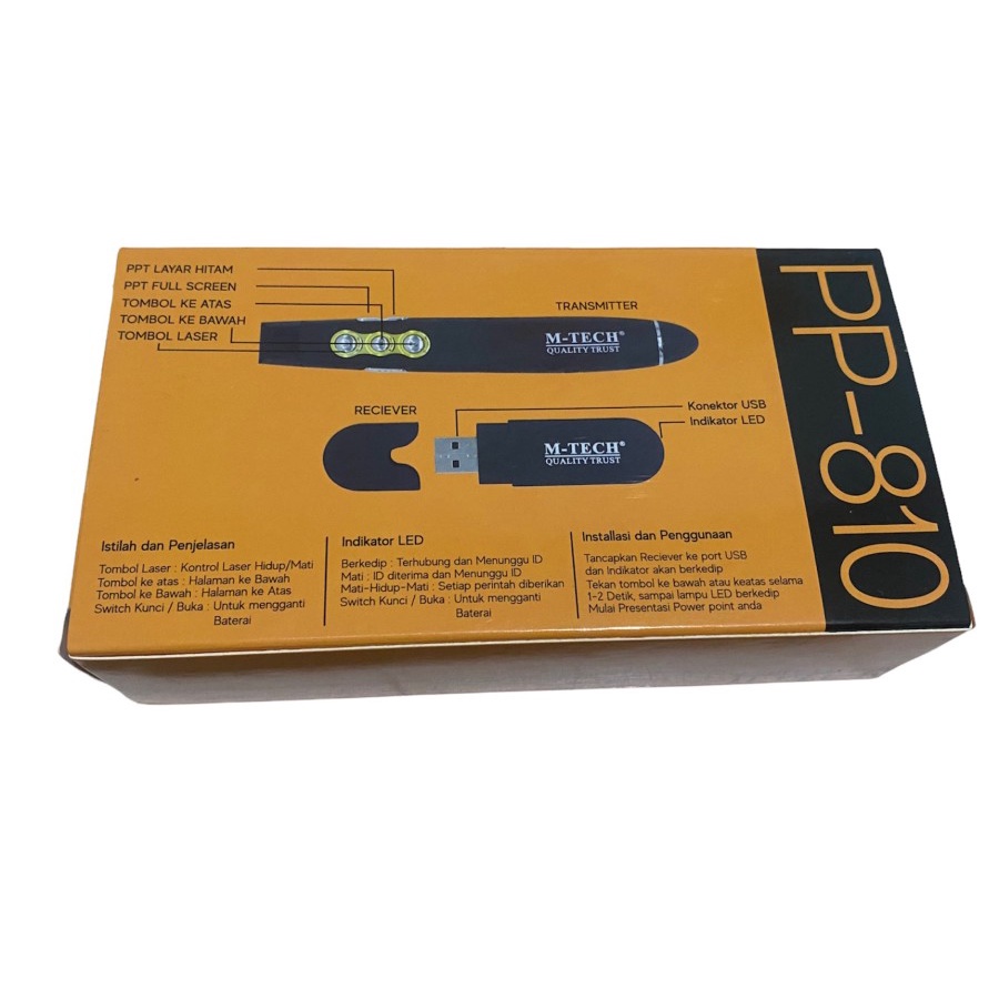 Laser Pointer MTech PP810 / M-Tech PP-810 Wireless Presenter