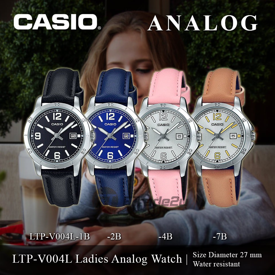 Jam tangan wanita Casio Original LTP-V004L / LTP-V004L