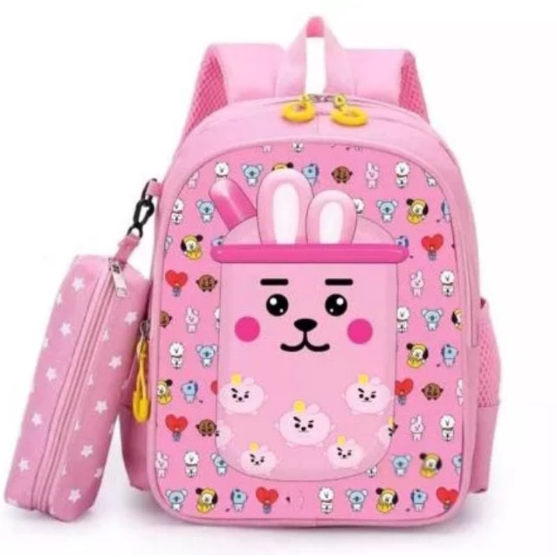 Mochillastore - Tas Sekolah Boba Tas Sekolah Anak Perempuan Tk - SD Tas Ransel Backpack Bisa COD Tas  Terlaris Termurah