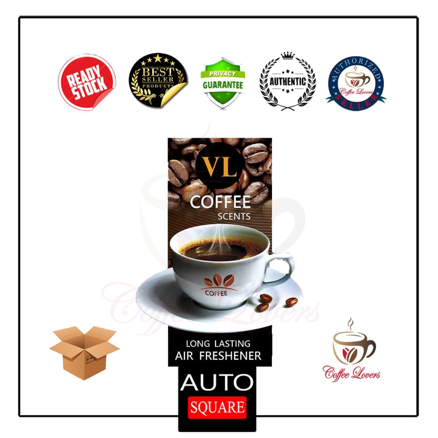 (DISKON) VL SCENTS CAR FRESHNER PARFUM MOBIL AROMA COFFEE
