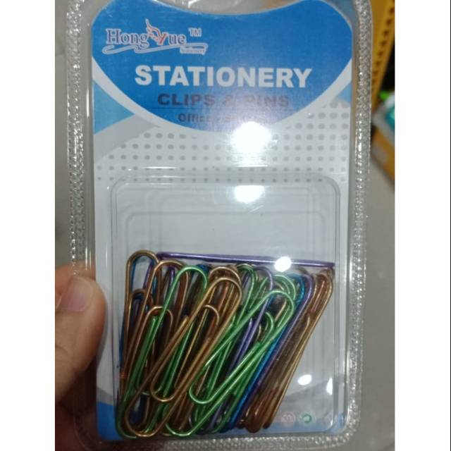 

Colorful Paper Clip / Penjepit Kertas 30pcs 50mm