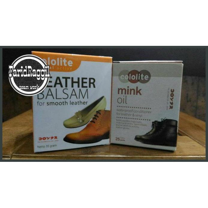 Paket 1, Cololite Leather Balsam & Cololite Mink Oil