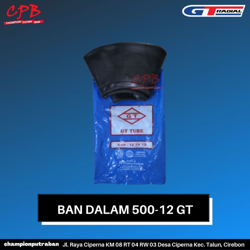 BAN DALAM MOBIL 500-12 GT GAJAH TUNGGAL