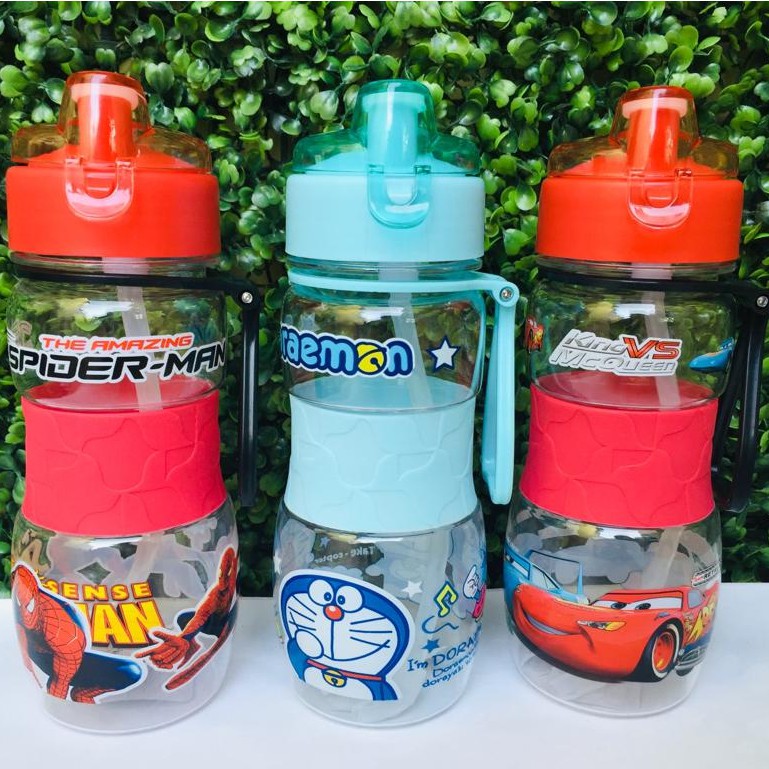 Tempat Minum / Botol Minum Tali Karakter Anak-Anak 3688 400ML