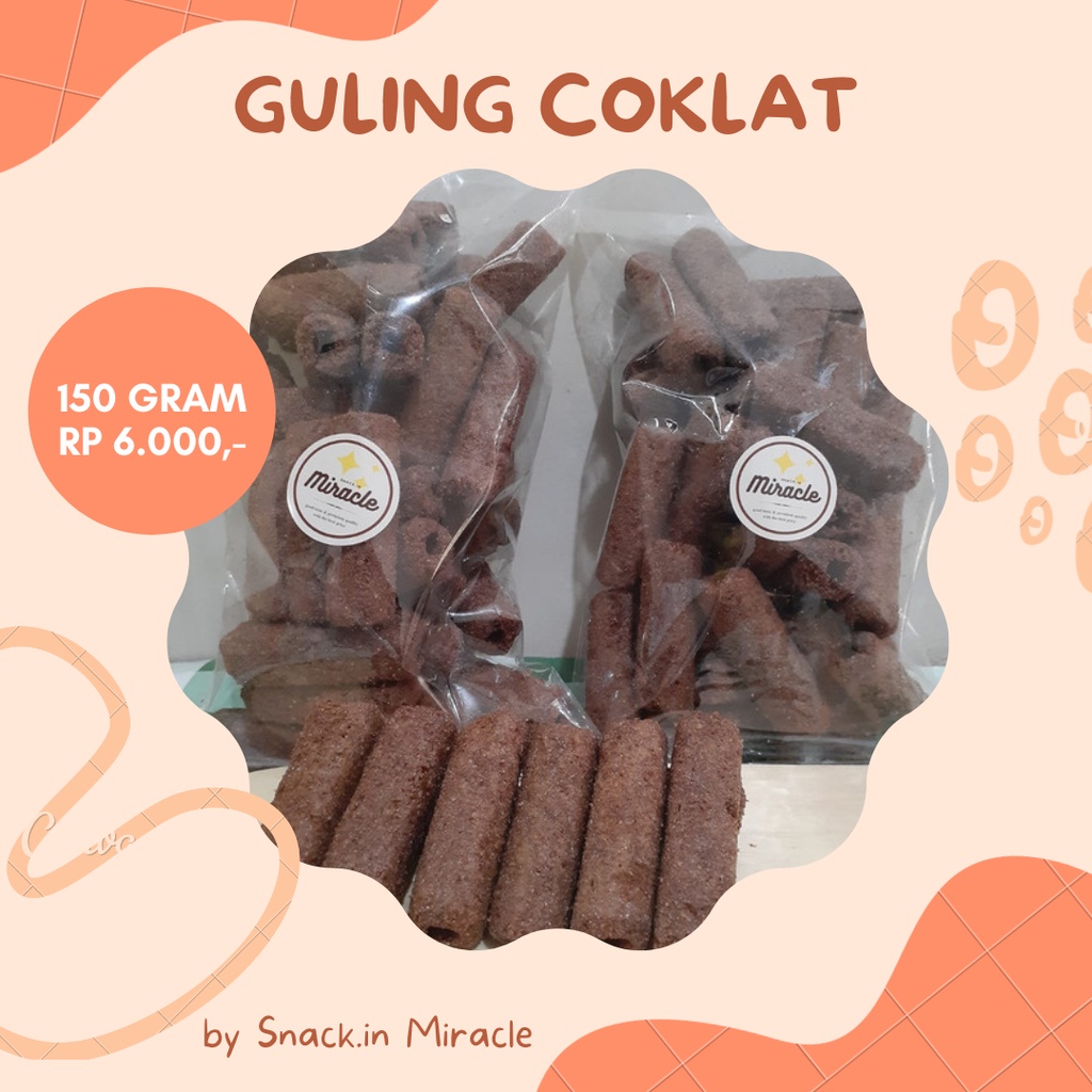 

SNACK CEMILAN JAJANAN GULING COKLAT