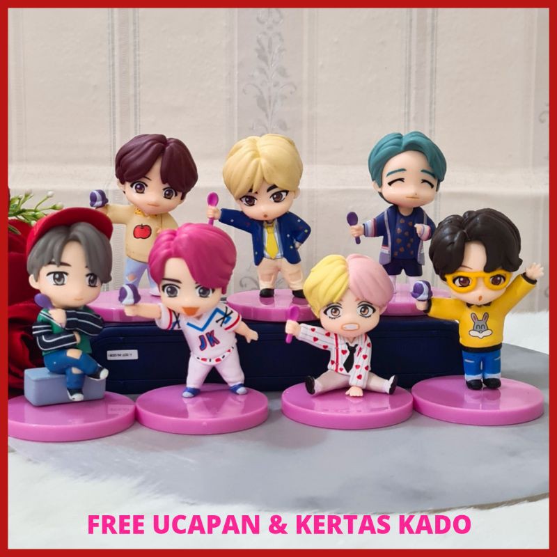 Kado Valentine Boneka BTS Army Love Pink