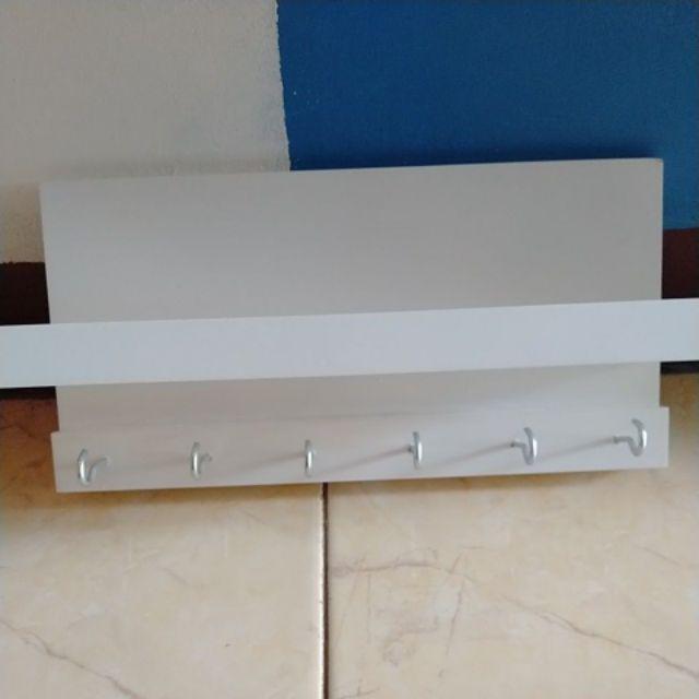Rak Shaft Wooden Key Hanger Hook Cantolan Gantungan Kaitan Kunci Rumah Kayu Asesoris Dekorasi Rumah