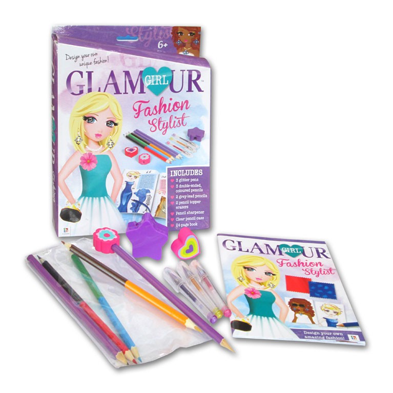 

Glamour Girl Fashion Stylist Box Set - Sketch Your Own Design