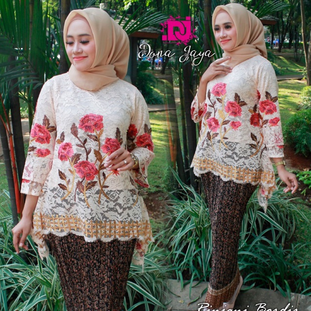 KEBAYA BORDIR / KEBAYA BRUKAT / KEBAYA PESTA / ROK BATIK / ROK PRISKET / KUTUBARU