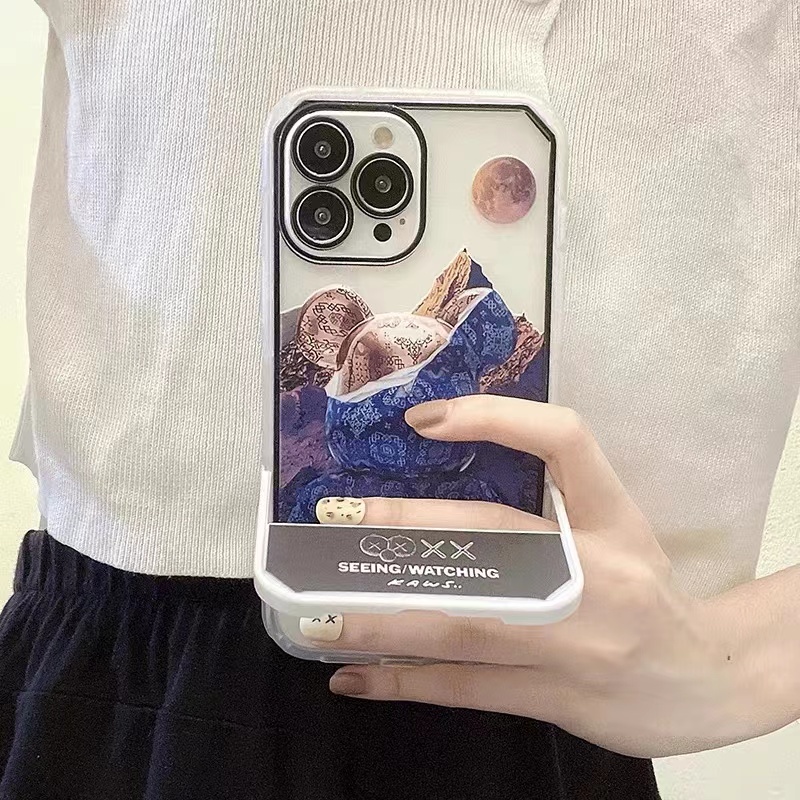 Soft Case Bahan Silikon TPU Motif Beruang Untuk IPhone 13 12 11 Pro Max XS XR X 8 7 6S Plus SE 2020