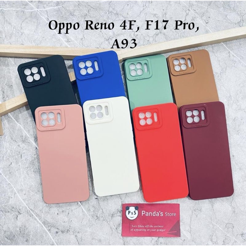 Softcase Pro Camera Oppo Reno 4F, F17 Pro, A93 Candy Case Full Color 3D Silikon TPU