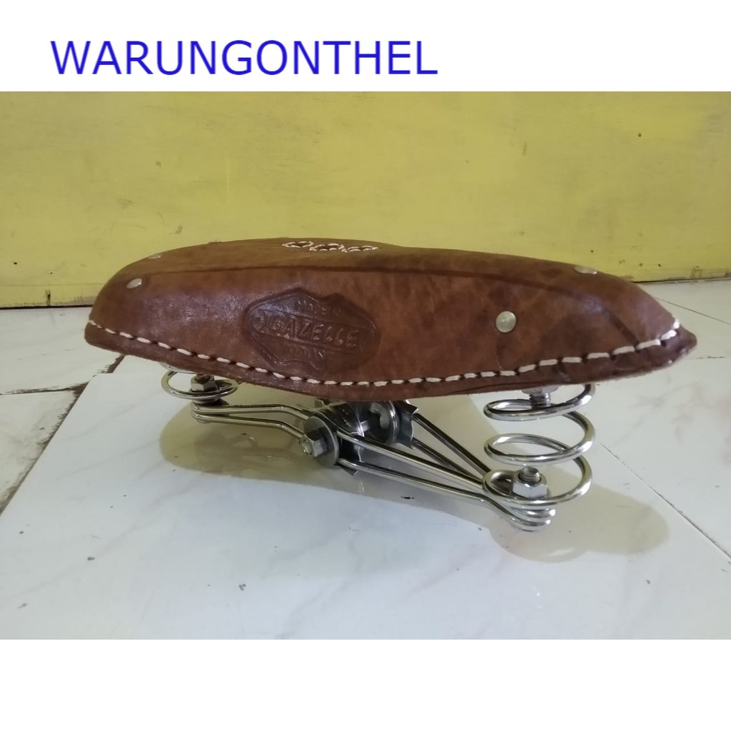 SADEL ONTHEL - SADEL KULIT SEPEDA ONTHEL - SADEL GELUNG - SADEL SEPEDA ONTHEL
