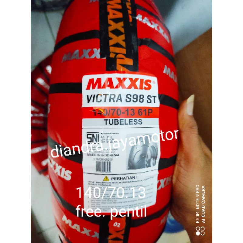 maxxis victra 140 /70.13 free pentil ban belakang yamaha nmx