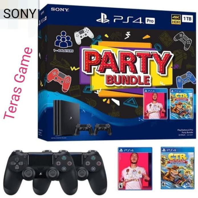 Ps4 Pro 1Tb Black Party Bundle