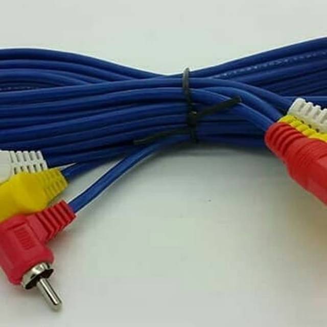 Kabel Audio Video RCA AV 3 Jalur 1,8M KITANI