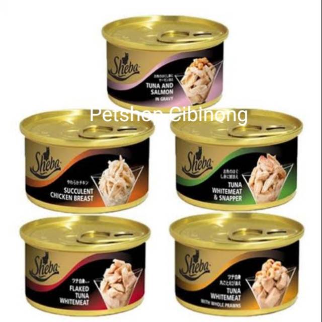 Makanan Kucing SHEBA KALENG 85 GRAM All Variants