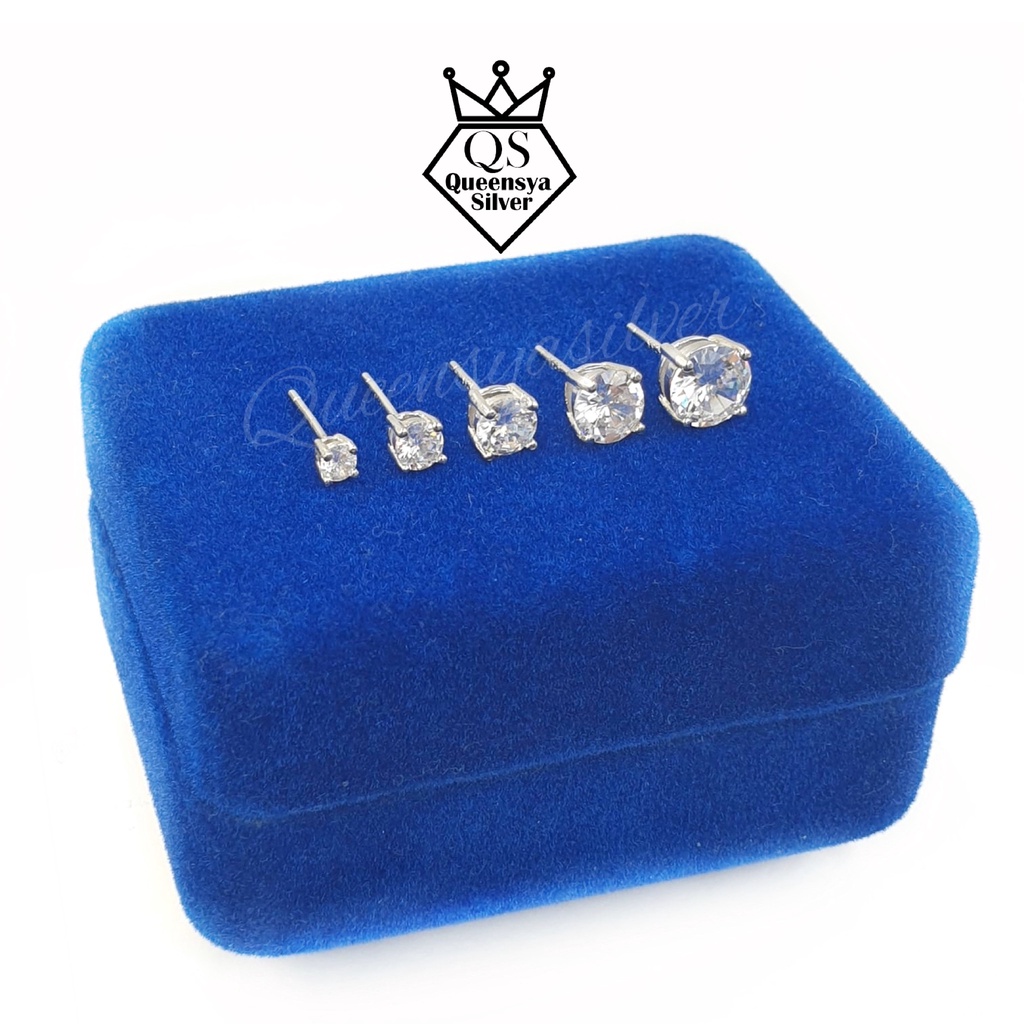 ANTING PERAK ASLI SILVER 925 || LAPIS EMAS PUTIH || ANTING GIWANG TUSUK DESI || BEST QUALITY &amp; BEST SELLER || ANTI KARAT SELAMANYA