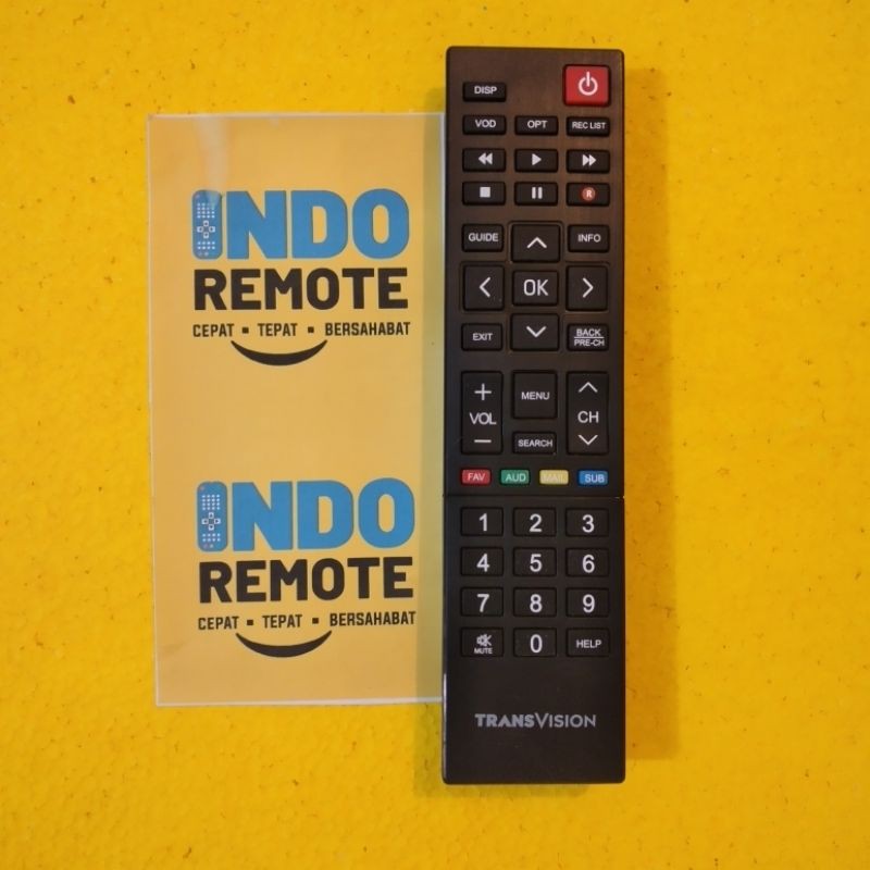 REMOTE TRANSVISION DECORDER STB ORIGINAL