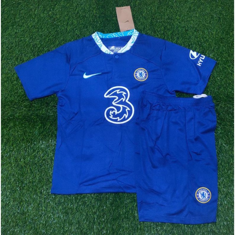 Jersey C H E L S E A Anak Kids Home 2022 2023 Grade Ori Import Baju Sepak Bola Anak