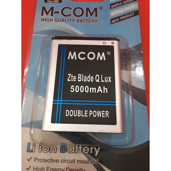 batrei MCOM ZTE BLADE Q LUX double power