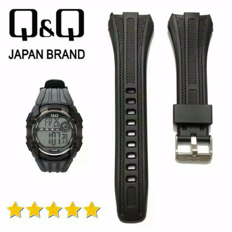 strap ruber QnQ M118 strap QnQ M118 tali jam qq m118